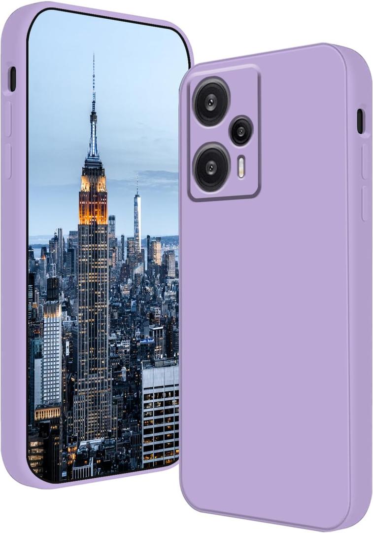 Compatible with Poco F5 Case Silicone Liquid Dark Green, Soft Smooth Touch for Xiaomi Redmi Note 12 Turbo Phone Case Silicone Shockproof Thin Cover (Purple) Compatible with Poco F5 Case Silicone Liquid Dark Green, Soft Smooth Touch for Xiaomi Redmi Note 12 Turbo Phone Case Silicone Shockproof Thin Cover (Purple)