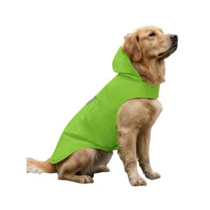 Dog Raincoat Reflective Adjustable Hooded Pet Rain Jacket Poncho with Leash Hole for Dogs S-5XL
