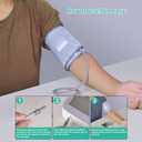 AILE Extra Large Blood Pressure Cuff : Universal 9-21" XL Blood Pressure Cuff for Big Arm, Widely Applicable to Automatic Upper Arm Blood Pressure Monitor, Adjustable, Soft, Comfortable
