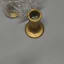 Cast Iron Taper Candle Holder Set of 2, Antique Brass Candlestick Holders Decorative Candle Stand, Tapered Candle Holders Tall Set for Wedding, Holiday, Home Decor, Christmas Decoration (Gold)