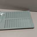 Flexzion Time Card Holder Wall Mount Rack 24 Pocket Slots Compatible with 7" inch Cards Pyramid Series 2000 6000 Attendance Time Payroll Recorder for Office Punch in Clock Out (Gray)