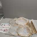 FAHKNS 3PCS Metal Cylinder Pedestal Stand for Party Display Columns Pedestal Stand Cylinder Tables for Weddings Party Birthday Festival Decorations