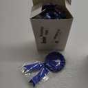 12 Pieces Blank Award Ribbon Prize 1st Place Rosette Medal Winner Victory Recognition Participation Ribbon for Competition Sport Event School Contest(Blue)