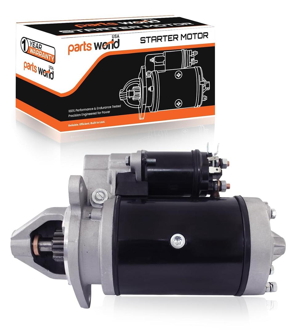 410-30039 12V Starter Motor Compatible with Massey Ferguson Tractor Mf-135 Mf-150 Mf165 Diesel STR25020, 887057R2, 3597426R2, 1680065M2, LRS00190, 1808449M2, 26220, 26264, SLU0008