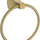 Hand Towel Holder for Bathroom Brushed Gold Towel Ring Stainless Steel and Zinc Alloy Towel Hanger Wall Mount for Bath, Kitchen