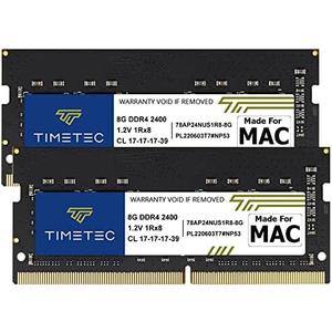 Timetec 16GB Kit (2x8GB) DDR4 2400MHz PC4-19200 SODIMM RAM Upgrade for 2017 iMac 27/21.5-inch Retina & Non-Retina 4K Models (iMac 18,1 / 18,2 / 18,3)