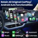 Wireless CarPlay Adapter2026 Upgraded Suitable for Apple iPhone & Android, with Compact Size, Plug-and-Play Convenience, and Fast, Stable Connection for CarPlay & Android Applications