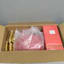 NOCCUR 350PCS Red Plastic Plates - Disposable Red Gold Dinnerware Set for 50 Guests, 100 Dinner/Dessert Plates, 150 Gold Silverware, 50 Cups&50 Napkins for Party/Wedding/Mother's Day