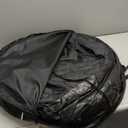 Large Spray Tan Tent  Deluxe Pop Up Tent Portable Tanning Booth with Carry Case  Clear Window for Perfect Spray Tanning  Easy Clean for Home & Salon (Black)