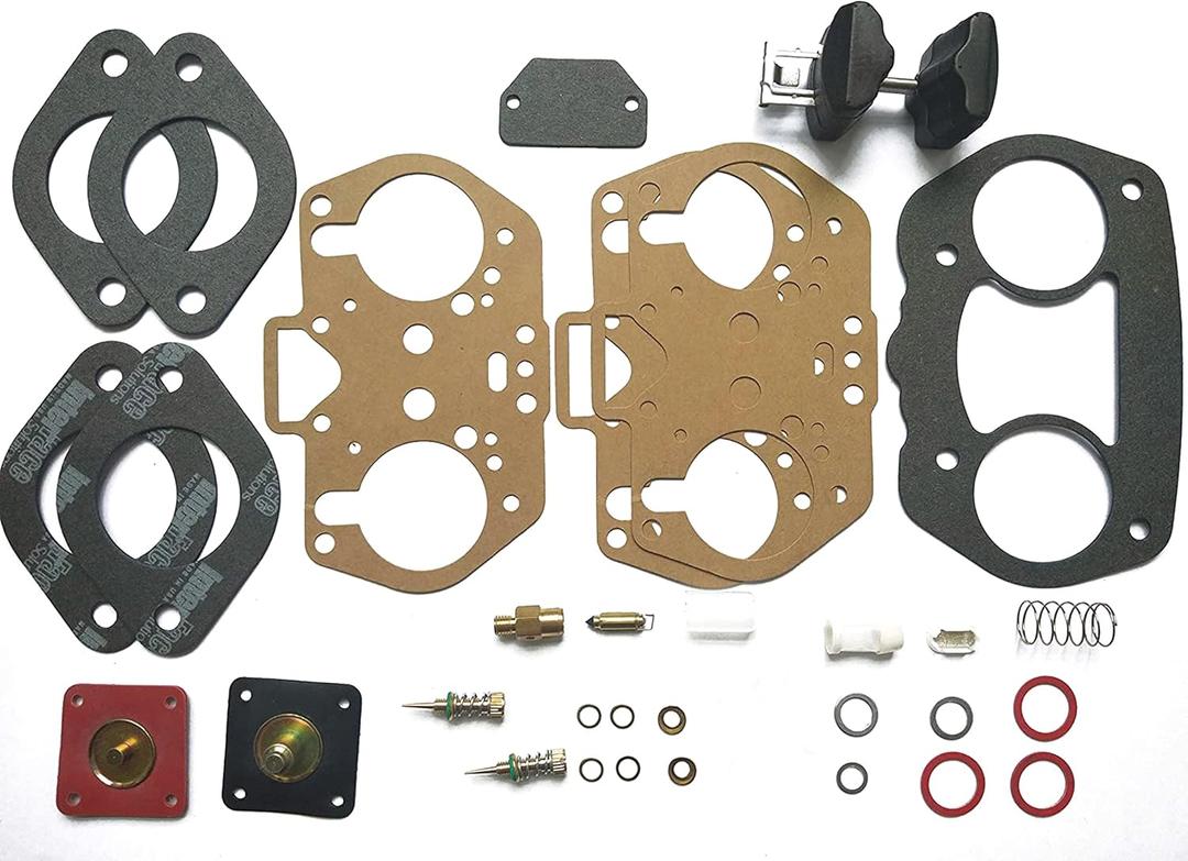 Weber IDF 40 44 48 Carbs Rebuild Repair Kit Carburetor Brass nut Bowl Type mat