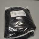 No Hook Shower Curtain and Liner Set,Black Hotel Waffle Shower Curtain with Liner 75" L x 72" W