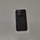 SSLOTSCASE for iPhone 16 Pro Case with Card Holder & Kickstand & Slide Camera Lens Cover, Silicone Edge Rugged Shockproof Protective Phone Case Cover for iPhone 16 Pro 6.3'' 2024, Black