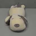 Soft Plush Pillow, Dog Stuffed Animals Toy Plushie Body Pillow Gifts for Kids, Girls & Boys (Gray, 17.7 inch)