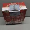 Christmas Inflatables Decorations Outdoor, 8FT Rooftop Santa Claus, Blow Up Sitting Santa with Gift Candy and Reindeer, Inflatable Yard Decor with Built-in LED Lights for Xmas Garden Lawn Party