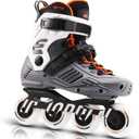 Inline Skates for Women Men, Fitness Speed Racing Skates with Durable Outer Shell, Adult Male Female, Professional Outdoor Fitness Roller Skates Blades for Unisex, Size 8.5