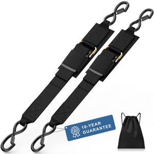 1208LB Heavy Duty Boat Tie Down Straps to Trailer, Anti-Corrosion 2" x 48" Adjustable Boat Trailer Straps for Trailering Safety with Jet Ski, Boat, Kayak, Pontoon, etc.