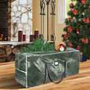 BALEINE 9 ft Christmas Tree Storage Bag, Heavy Duty Extra Large Artificial Christmas Tree Bag with Reinforced Handles and Dual Zippers Wide Opening (Transparent, 9 ft)