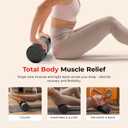 Sunny Health & Fitness 36" Black High-Density Yoga Foam Roller