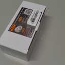 BESTTEN Keyed Entry Door Knob with Lock, Interior and Exterior Door Lock, Standard Ball, Satin Nickel