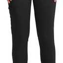 Med Couture Scrub Pants For Women Cargo Jogger Bottoms with 5 Pockets, Lightweight, Ultra Soft, 2-Way Stretch Fabric - L