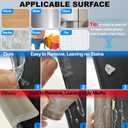 Wall Corner Protector - 4PCS, 16"x1.18" - Self Adhesive Clear Corner Protectors for Walls, Cabinet Doors, Edge Protector Trim; Easy to Install Corner Guards for Walls (40.6cm x 3cm)