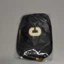 Graduation Gifts for Him - Crossbody Bag for Men, Sling Bag / Waist Pack for Travel & Sports, Initial White L, Black