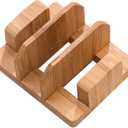 Kunovo Bamboo Pot Lid Holder,Cutting Board Organizer,Baking Sheet/Pan Organizer Rack for Cabinet (GGJA)