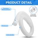 1-1/4 Inch x 3 Ft Pool Skimmer Filter Hose for Intex, Coleman & Summer Waves Above Ground Pool Skimmer, Pool Pump, Pool Filter, 1.25" Swimming Pool Return Suction Hose - 2 PCS