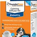 ThunderEase Dog Calming Pheromone Diffuser Kit | Powered by ADAPTIL | Vet Recommended to Relieve Separation Anxiety, Stress Barking and Chewing, and the Fear of Fireworks and Thunderstorms (60 Day Sup
