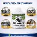MR. WIPES Premium Bulk Wet Wipes 7200 Wipes (8" x 6"), Eco-Friendly, Safe for All Surfaces & Hands, Ideal for Gyms, Offices & Commercial Use (Aloe Vera Scent)