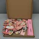 6 Pcs Floral Baby Shower Table Wooden Centerpieces Baby in Bloom Table Display with Letters Pink It's a Girl Gender Reveal for Girl Birthday Photo Props Summer Supplies