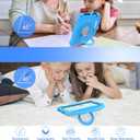 Fire HD 8 Tablet Case for Kids(2024/2022/2020 Release,12th/10th Generation),Incompatible with iPad Samsung,Shock Proof Friendly,360 Rotating Grip Stand,Portable Handle Kid-Proof Case (Blue)