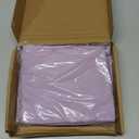 Amazon Basics Lightweight Super Soft Easy Care Wrinkle-Free Breathable Brushed Microfiber 3 Piece Bed Sheet Set with 14-Inch Deep Pockets, Twin, Frosted Lavender, Solid
