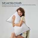 Pacific Coast Bed Pillows for Side and Back Sleepers, Feather and Down Hotel Collection Pillows, 100% Cotton Shell, Downproof, King Size, 1 Pack