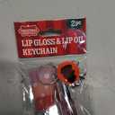 3 x Lip Gloss & Lip Oil Keychain 3PK