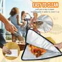 BBQ Blanket for Resting Meat, Reusable BBQ Resting Blanket, Grilling Accessories for Storing Meat, Large Capacity, Foldable Design, Zipper Closure, Heat Preservation(21in Oil Proof Version)