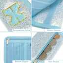 Kids Wallet for Girl Birthday Gifts for Girls Small Girls Wallet for Kids with Coin Pocket Toddler Girl Gifts Stuff (X, Blue)