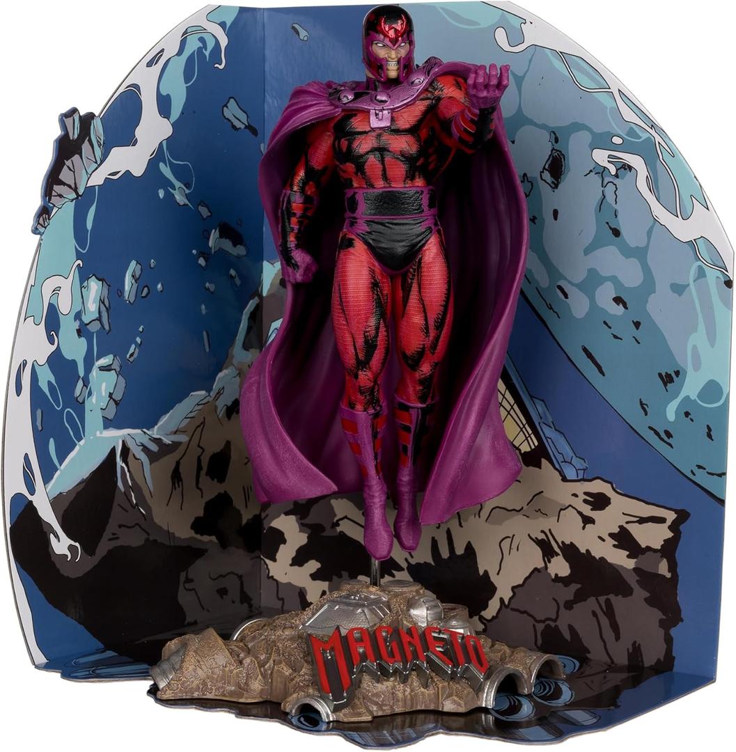 McFarlane Toys - Marvel Magneto 1:10th Scale Collectible with Scene (X-Men #1)