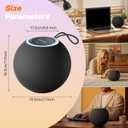 VidaTeco 30W Wireless Bluetooth Speaker with 360 Stereo Deep Bass, IPX5 Waterproof Outdoor Bluetooth Speaker, 14H Playtime, TWS Pairing for Home, Pool, Beach, Camping (Black)