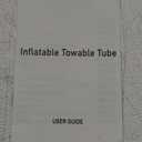 Towable Tubes for Boating 3 Person Boat Tube for Tubing, Inflatable Towable Tubes for Boats 1-3 Rider, Sofa Style Water Sports Towable Tube with Dual Front and Back Tow Points, with Nylon Tow Rope