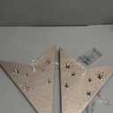 3PCS Christmas Paper Star Lanterns, 3D Large 7Pointed Stars with LightsFoldable Decorative Christmas Hanging Decorations for Xmas Winter Wedding New Year Party Home Decor Indoor13.8inch