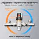 RAMATA Instant Hot Water Recirculating Pump System Kit For Tank Water Heater Recirculation Circulation Circulating Water Pump with Adjustable Hot Water Recirculating Valve Kit (Not Tankless)