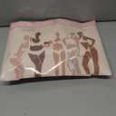 Shapewear for Women Tummy Control High Waisted Panties Sexy Lace Breathable Plus Size Briefs 4-Pack (Medium, Black / Purple / Caramel / Nude)