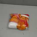 Tiralia Christmas Gingerbread Man Plush Toy, Cute Stuffed Cookie Plush Toy - Christmas Doll Plush Gift - Suitable for Kids, Adults（2Pcs Clothes）