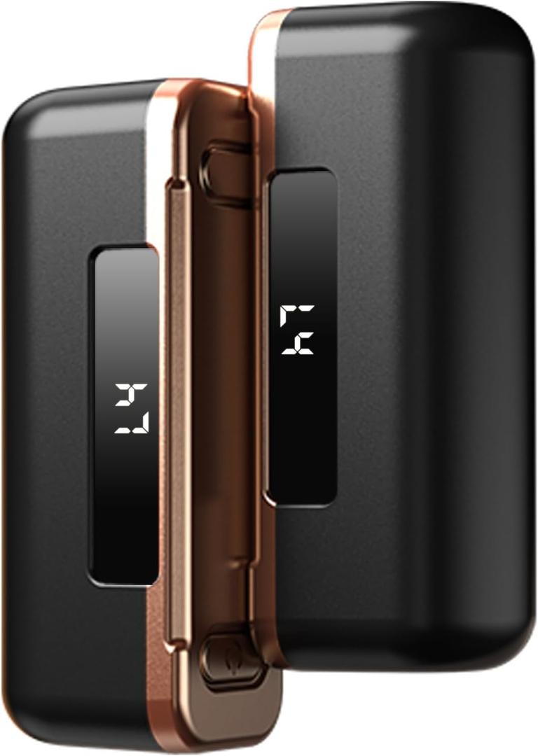 2 x Hand Warmers Rechargeable 2 Pack - Magnetic Electric Hand Warmers 10000mAh, AI Temp Control, Up to 131, Reusable Battery Operated Pocket Heater with Digital Display for Raynauds, Hunting, Golf