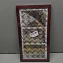 8x16 Collage Picture Frame 5x7 Collage Picture Frame Displays Three 5x7 inch Photos or 8x16 (Without Mat) for Horizontal Wall Mounting Display and Vertical Redwood