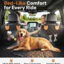 Hard Bottom Dog Seat Cover for Pick Truck, Extender for large dog, XL