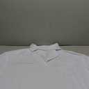 LilyCoco Womens V Neck Collared Shirt Casual Summer Short Sleeve Loose Fit T Shirts White Large