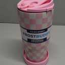 Frost Buddy Togo Buddy 30 oz Stainless Steel Vacuum Insulated Tumbler To Go Coffee Cup  Iced Coffee Cups, Iced Coffee Sleeve, Travel Mug, Thermal Cup for Hot & Cold Drinks Dunkin Cup (Pink Checkered)