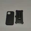 OtterBox iPhone 13 (ONLY) Defender Series Case - Black, Rugged & Durable, with Port Protection, Includes Holster Clip Kickstand
